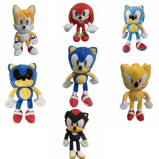 ขายดีเกมโซนิคของเล่นที่กำหนดเองตุ๊กตาตุ๊กตาของเล่นเม่นน่ารักน่ารัก