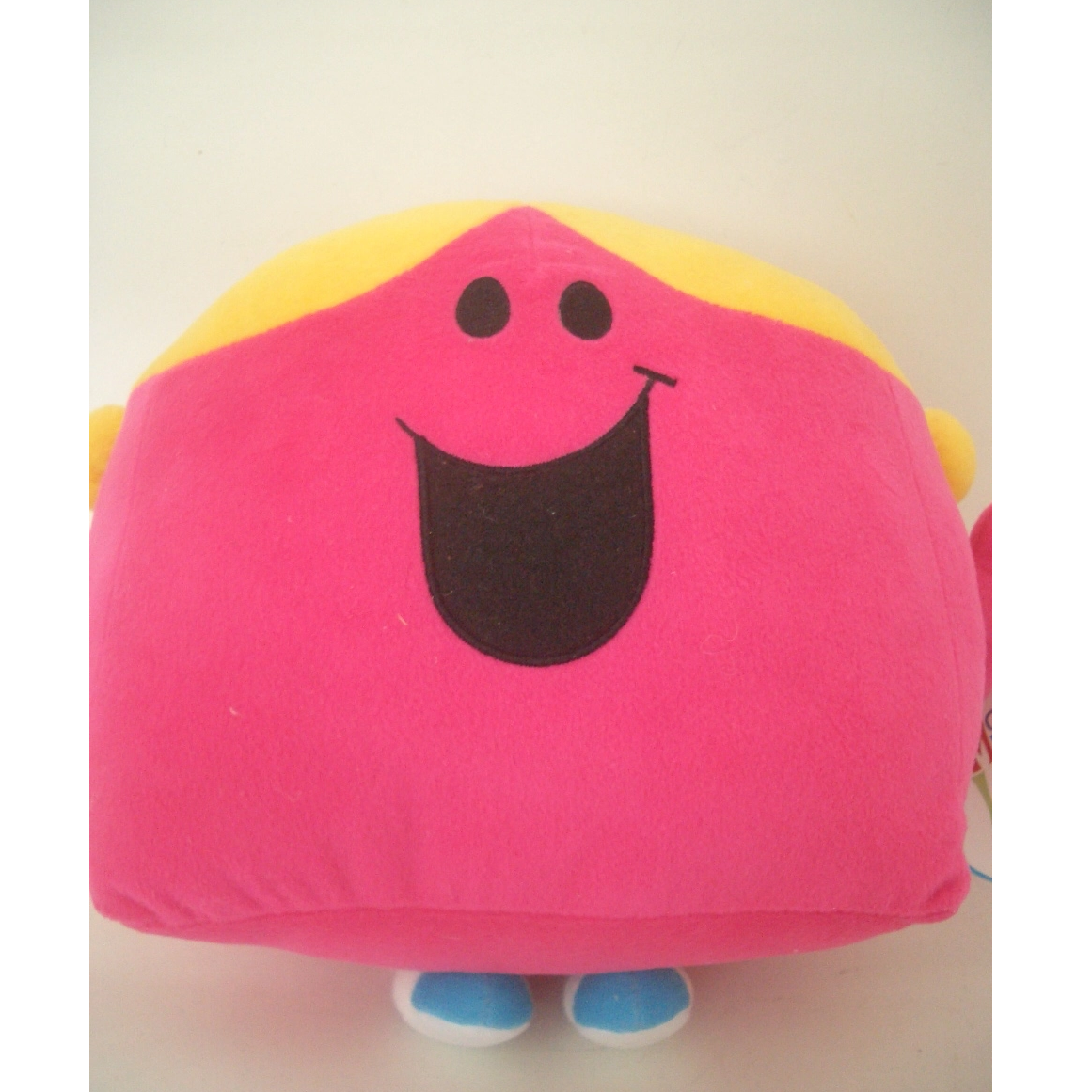 Klassieke MR.MEN-styl ho&euml; kwaliteit pasgemaakte sagte gevulde LITTLE MISS CHATTERBOX Speelgoedpop