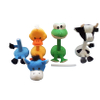 Brinquedo de tubo de tecido de s&eacute;rie de bichos de pel&uacute;cia com design criativo 2024 personalizado