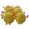 Hochwertige, ma&szlig;geschneiderte Pl&uuml;schpuppe im klassischen MR.MEN-Stil. Kleine Miss Sunshine-Spielzeugpuppe