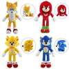 Giocattolo di gioco Sonic di vendita caldo Peluche personalizzato farcito Simpatico riccio Stark Toy Doll