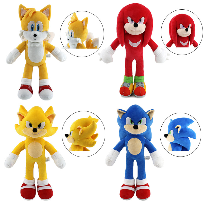 Giocattolo di gioco Sonic di vendita caldo Peluche personalizzato farcito Simpatico riccio Stark Toy Doll