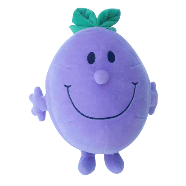 Klassieke Mr.Men -styl hoë gehalte pasgemaakte, plush opgepaste Mr.Grumble Toy Doll