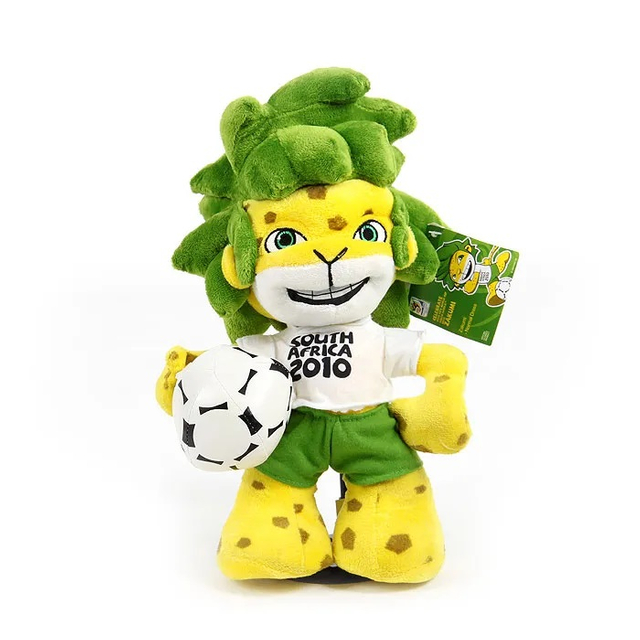 Hot Selling World Cup Mascot Custom Pluche Gevulde Football Leeuw Speelgoed Pop