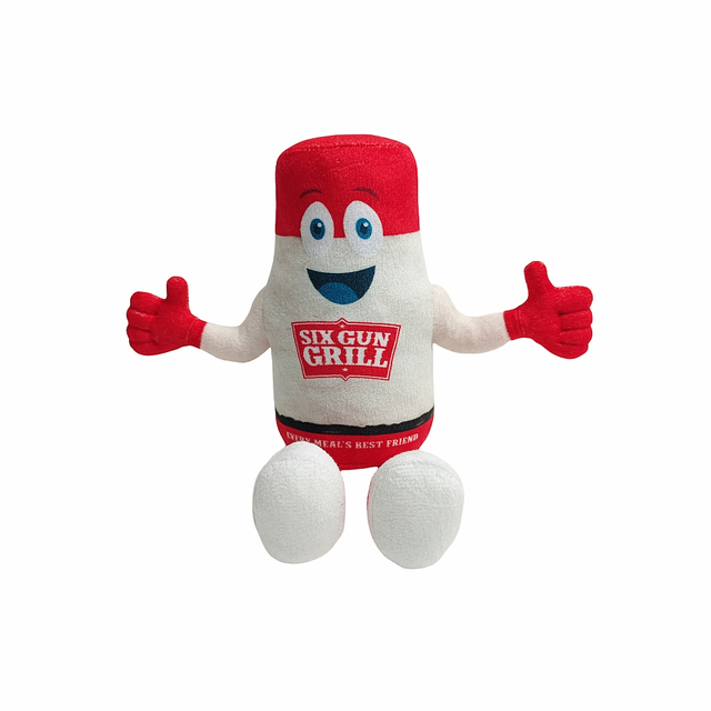 Gedrukte patroon sagte Siga -bottel gevulde pasgemaakte sagte popmascot speelgoed