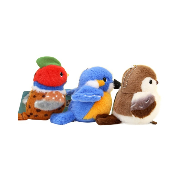 Birds Series Plush Stuffed Custom Design Colorful Toy Doll