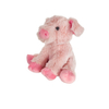 Fluffy plys pink gris siddende dyr engros udstoppet bl&oslash;d maskot gave leget&oslash;j
