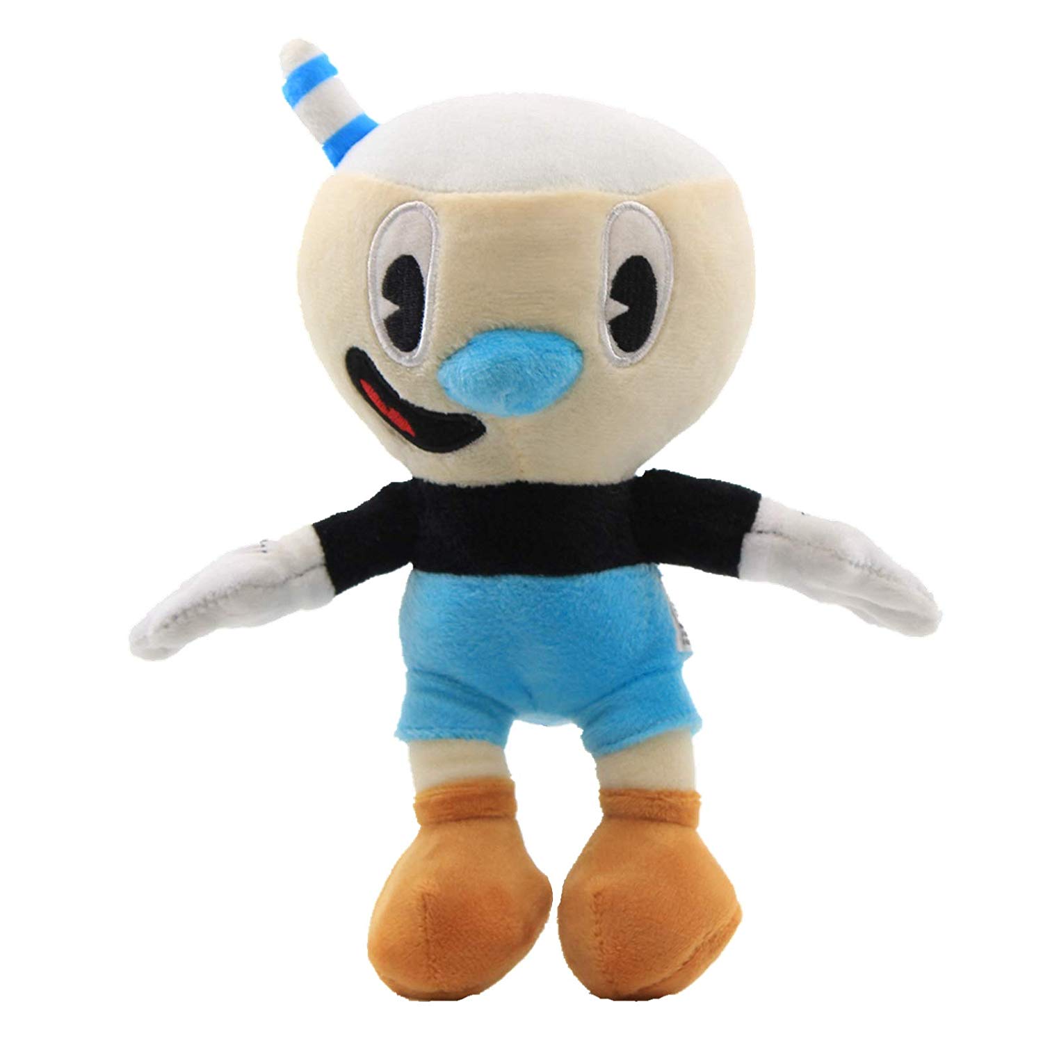 Jouets brod&eacute;s en peluche doux de poup&eacute;e en peluche de conception personnalis&eacute;e en forme de tasse de t&ecirc;te de tasse