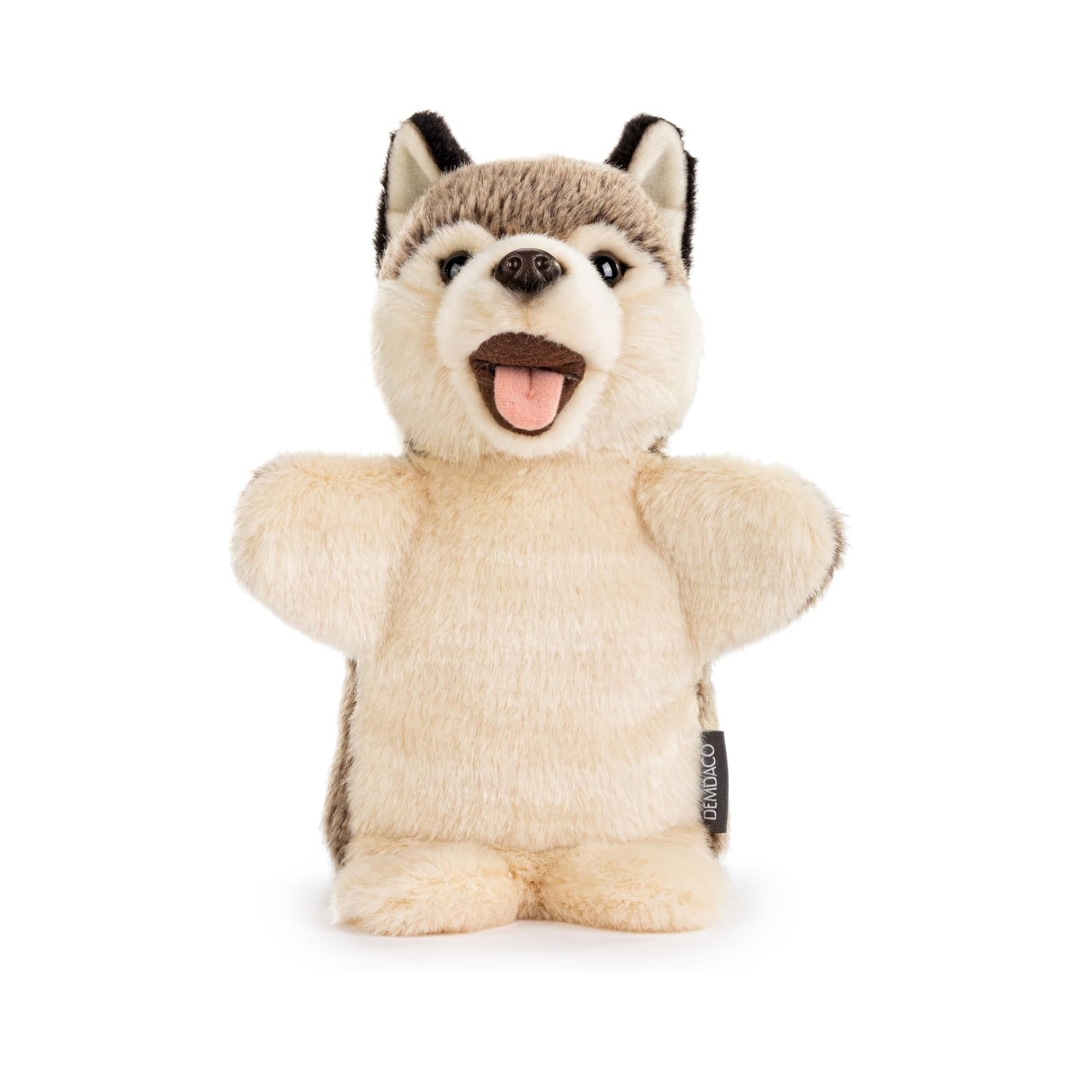 Animalcraft Mac T&iacute;re Liath Stuffed Plush Bronntanais Leanbh Puip&eacute;ad L&aacute;imhe Br&eacute;ag&aacute;n