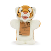 Happy Tiger Plush Soft Animal Stuffed Custom Hand Puppet Baby Toy