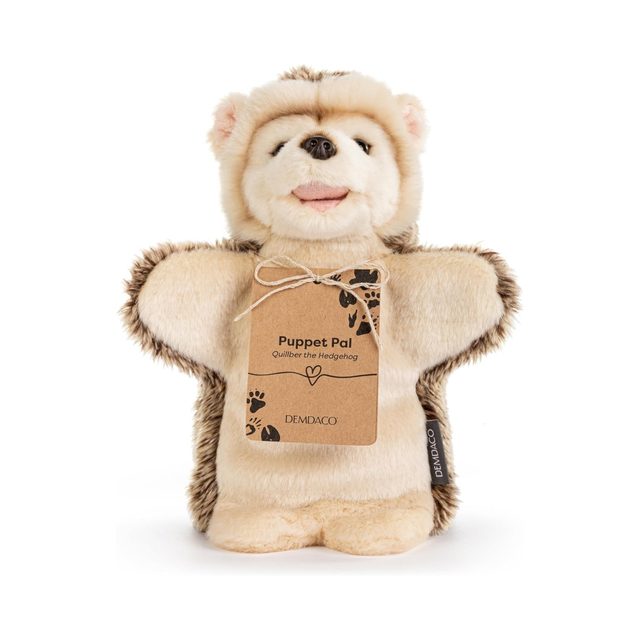 Hedgehog hewan grosir mewah hadiah bayi lembut maskot mainan boneka tangan