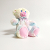 Juguete personalizado animal del oso de peluche del regalo de los ni&ntilde;os de la felpa suave y esponjosa del arco iris que se sienta
