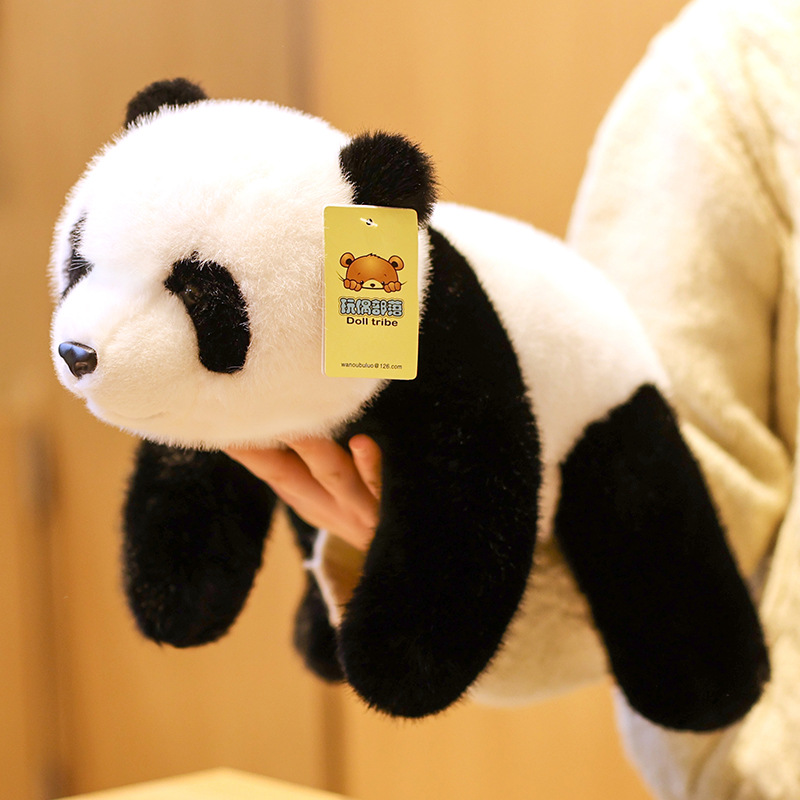 Cadou promoțional cu design personalizat Jucărie umplută de pluș Păpușă Panda din desene animate