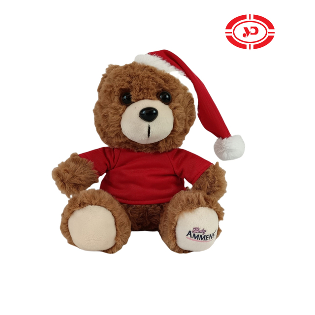 ထုံးစံခရစ်စမတ်လက်ဆောင်လက်ဆောင် Plush သည်မိန်းကလေးအတွက်ချစ်စရာကောင်းသောဝက်ဝံခံရကစားစရာအရုပ်ဖြစ်သည်