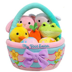 Custom Easter Day ຂອງຂວັນວັນພັກເດັກນ້ອຍ Plush Stuffed Toy Set