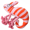 YD-BD027 Lizard Strip Kleurvolle Plush Groothandel Troeteldiergeskenk Hondespeelgoed met tou