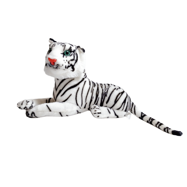 Realistisk mjuk plysch tiger djur anpassad maskot Factory grossist Zoo Park leksaker
