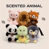 လက်ကား Plush Stuffed Fluffy Cute Animal Series Toy Doll Keyring