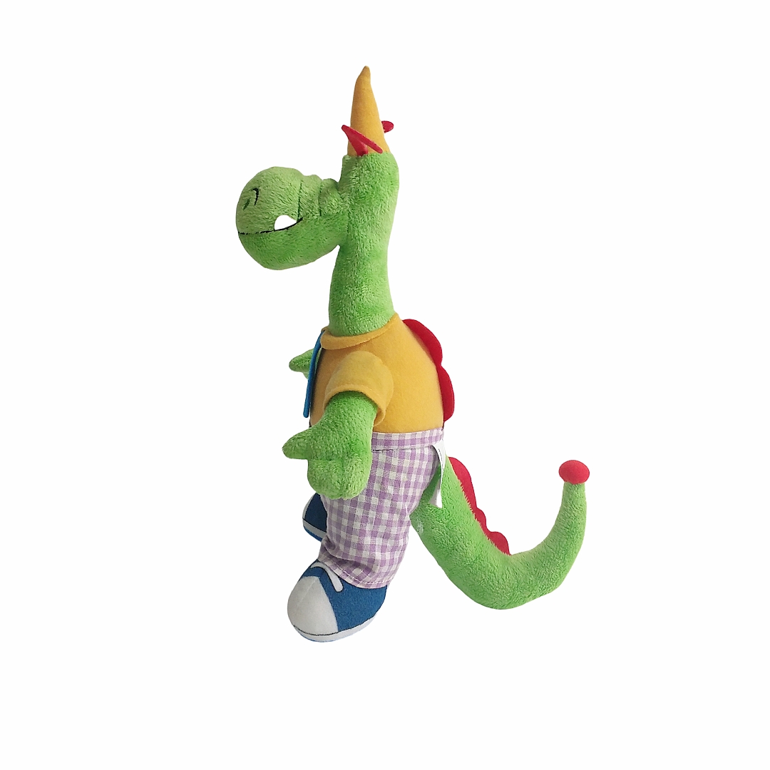 Maskot dinosaurus mewah boneka boneka boneka kado mainan hewan