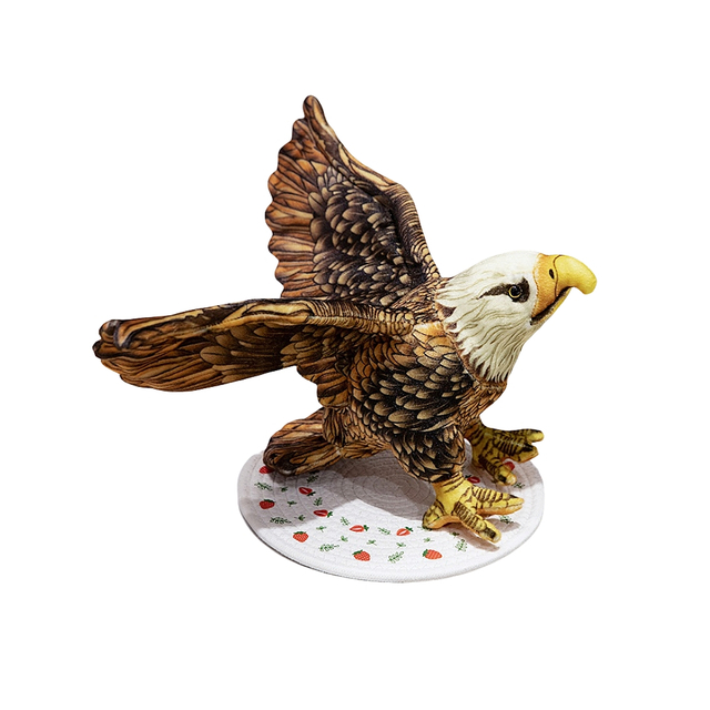 Προσομοίωση Eagle Plush γεμισμένα προσαρμοσμένα μαλακά παιχνίδια CE