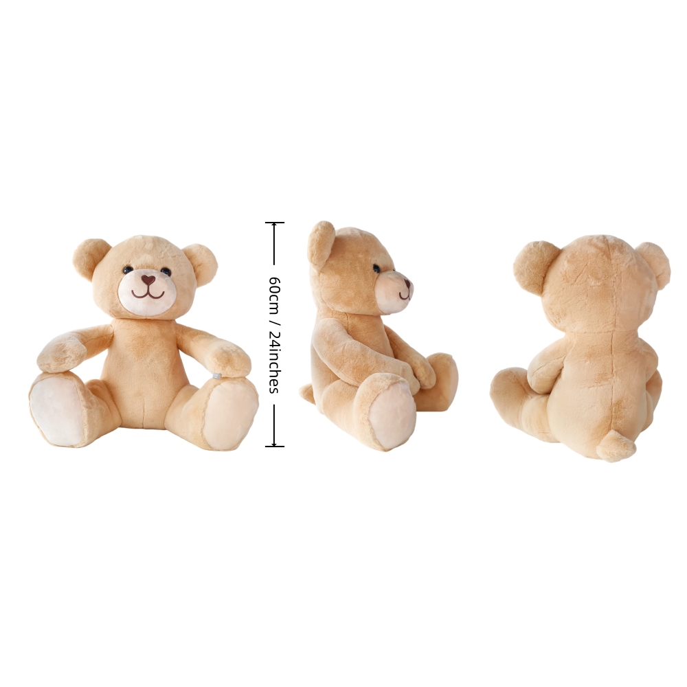 Big Plush Teddy Bear Fluffy Soft ritenga noho kararehe Wholesale wheketere Tamariki Gift Toys