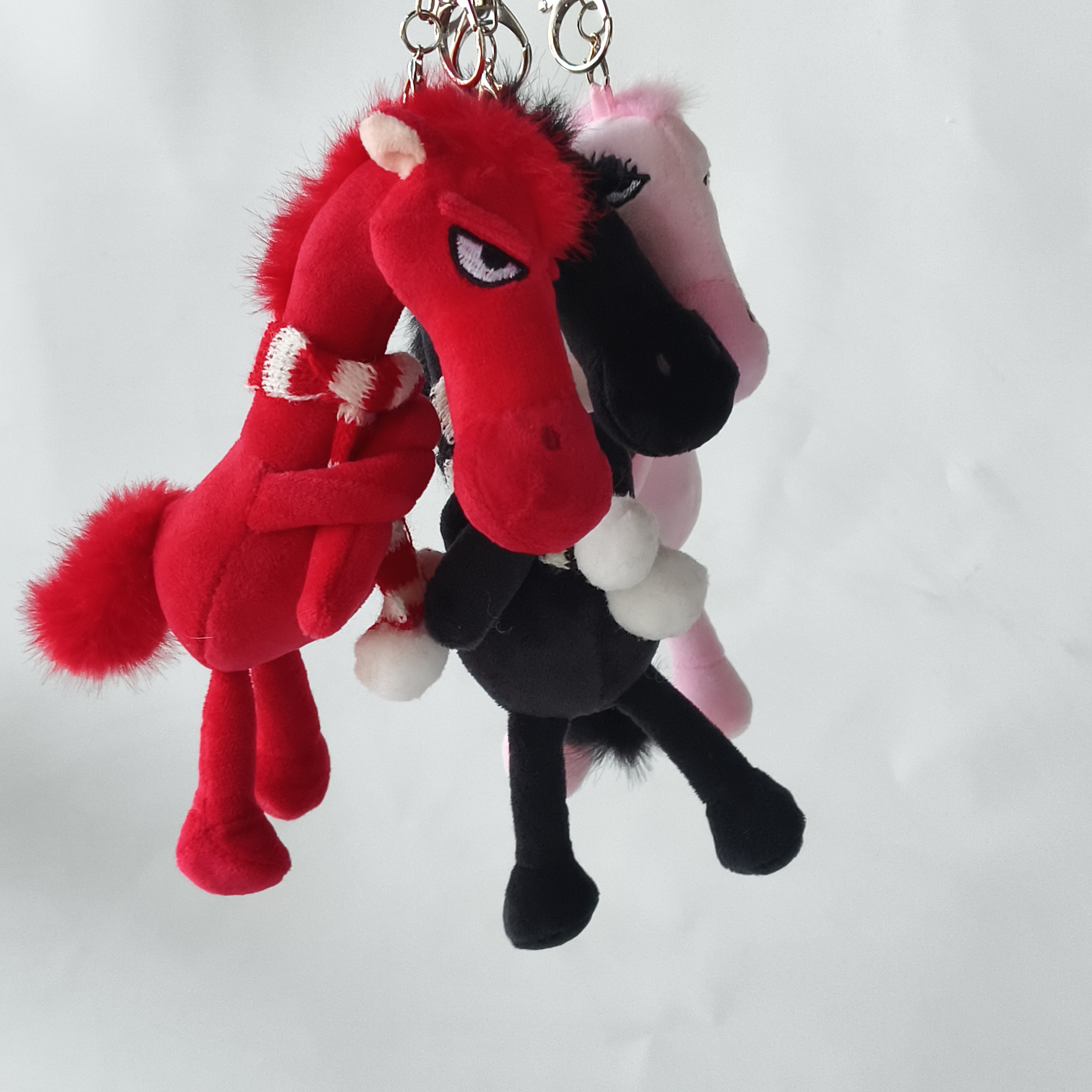 Mwaka wa 2026 Plush Horse Mascot Vinyago vya Minyororo ya Mnyororo laini vya Wanyama Vilivyojaa Jumla