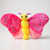 Butterfly Custom Plush Soft Dog Squeaky Nh&agrave; m&aacute;y b&aacute;n bu&ocirc;n Pet Chewy Đồ chơi