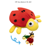 YD-BD033 Soft Insect LED Bug တောက်ပနေသော စိတ်ကြိုက် Plush ကလေးများအတွက် လက်ဆောင်အရုပ်များ