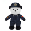 Linh vật t&ugrave;y chỉnh Nhồi b&ocirc;ng b&uacute;p b&ecirc; đồ chơi gấu tr&uacute;c cảnh s&aacute;t Swat dễ thương với đồng phục