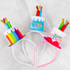 Verjaardagsfeestje Decoratie Pluche Taart Hoofdband voor kinderen