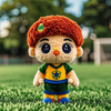 Слатка плишана играчка на велико пуњена цртани филм Фоотбалл Бои Долл Поклон за децу