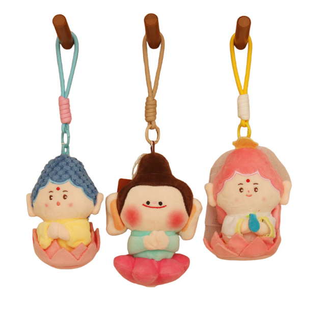 ម៉ាសកូតដែលមានគុណភាពខ្ពស់ ទន់ Cute Cute រចនាប័ទ្មចិនព្រះពុទ្ធសន្តិភាព