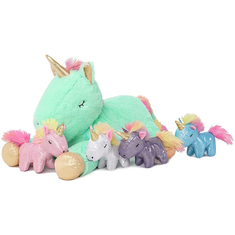 Raraunga Aranga Gift Plush Stuffed Cartoon Unicorn Toy Doll Set