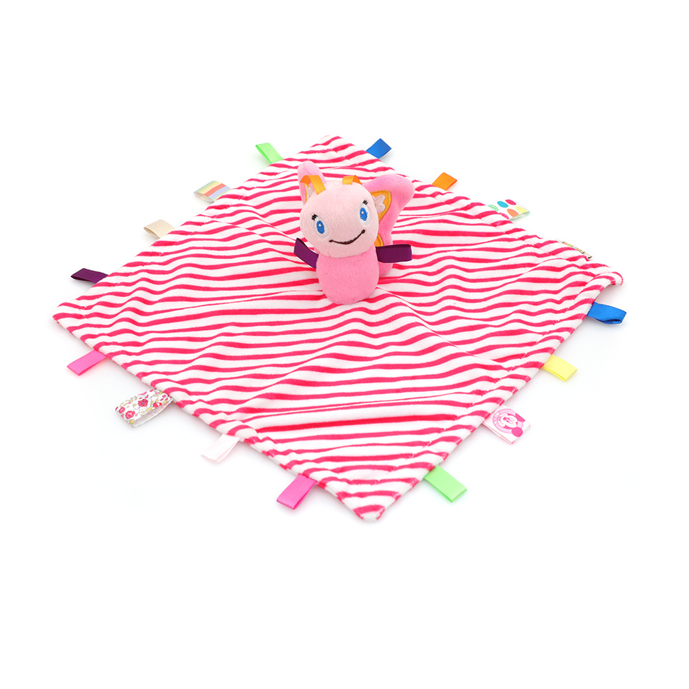 Kuscheldecke aus weichem Pl&uuml;sch f&uuml;r Babys, beruhigendes Geschenk, sicher, individuelle EN71-Decke