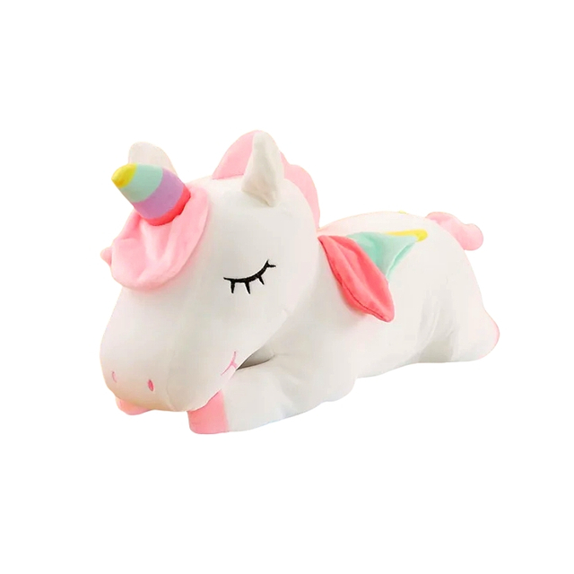Pillow mórdhíola líonta mórdhíola plush bréagán unicorn ollmhór