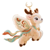 Creative Cultural Custom Plush Stuffed Cute Cat Nice-colored Deer Toy Keychain