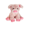 Fluffy plys pink gris siddende dyr engros udstoppet bl&oslash;d maskot gave leget&oslash;j