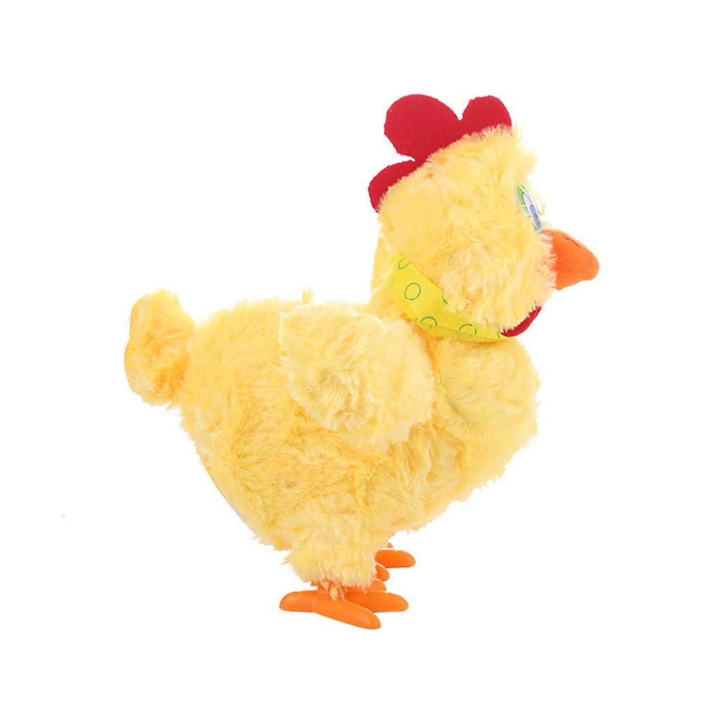 Electric Dancing Hen Plush Singing Toy Soft Regalo Manitlog Laruang Pambata