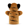 Happy Tiger Plush Soft Animal Stuffed Custom Hand Puppet Baby Toy