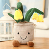 模擬植物ぬいぐるみ漫画ブルーベルの花のおもちゃの装飾
