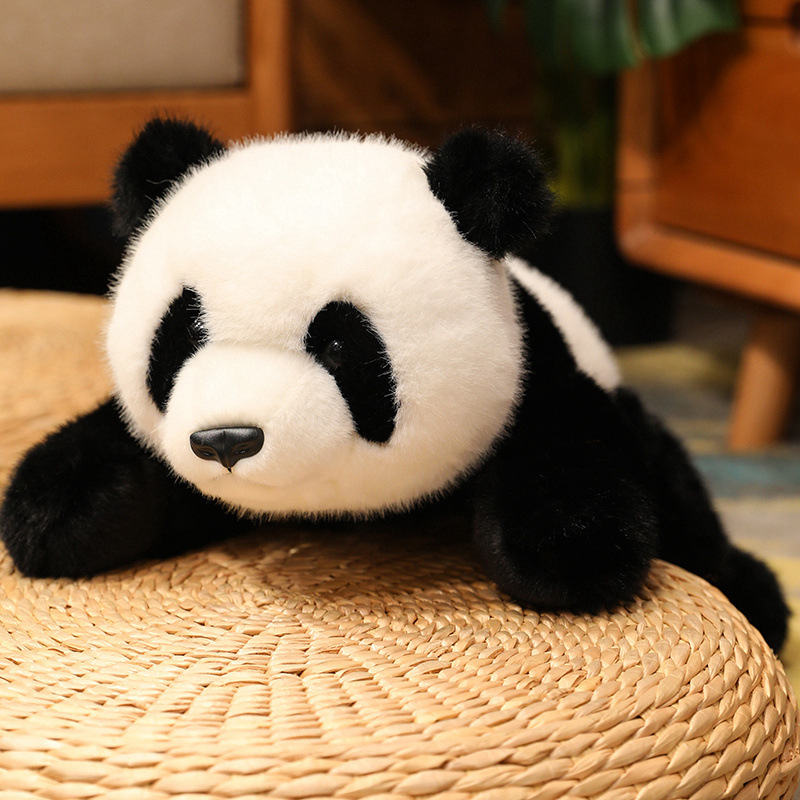 Cadou promoțional cu design personalizat Jucărie umplută de pluș Păpușă Panda din desene animate
