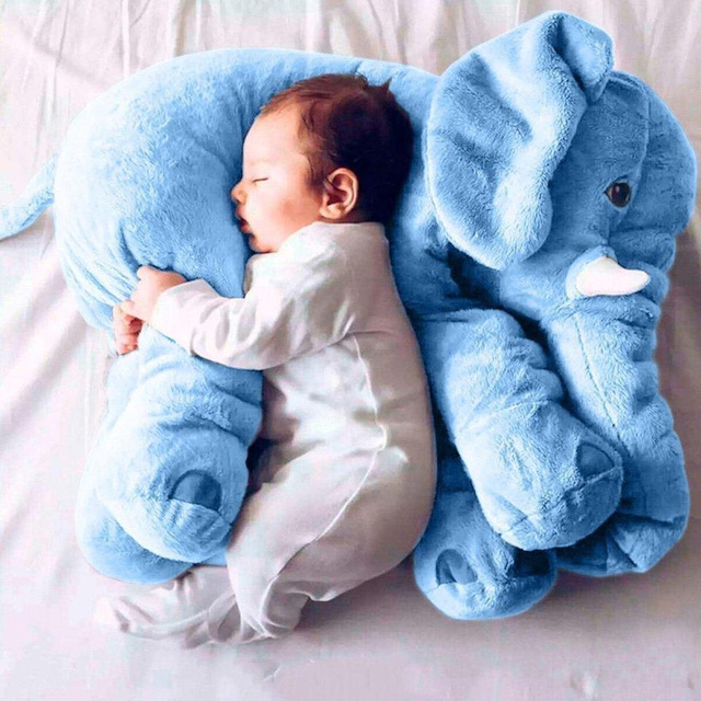 Grey 24Inches Eilifint Ainmhithe Stuffed Plush Plush Toy Toy Bog CE Pillow Mórdhíola Saincheaptha do Pháistí