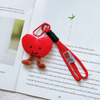 Χονδρική πώληση παιχνιδιών Widget βελούδινα γεμιστά Soft Love Heart Keyring