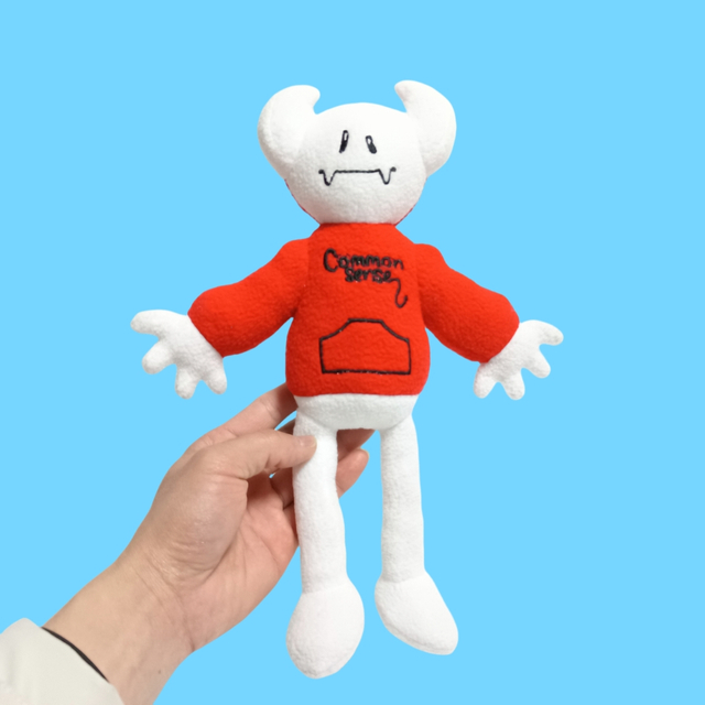 Red Hoody غريبة دمية ناعمة أفلام محشو الأطفال المخصصة لعبة
