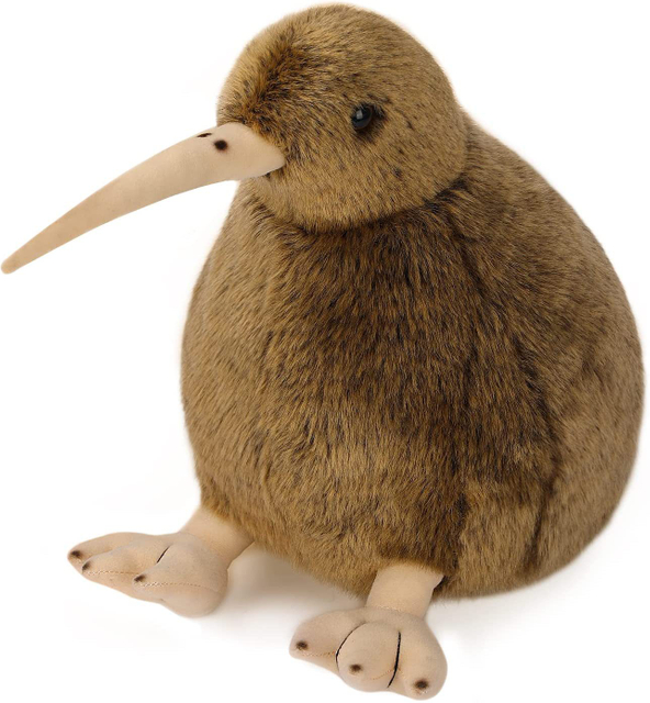 دمية لعبة طائر الكيوي المحشوة بالقطيفة عالية الجودة