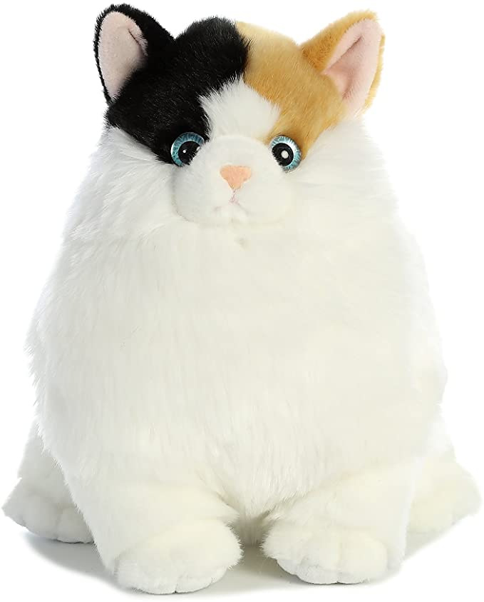 Neue Design-Pl&uuml;sch-Cartoon-sitzende, fette, weiche Katzenspielzeugpuppe