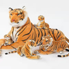 Benutzerdefinierte Gr&ouml;&szlig;e Pl&uuml;sch Cartoon Brwon Tiger Spielzeug Puppe Kind Geschenk