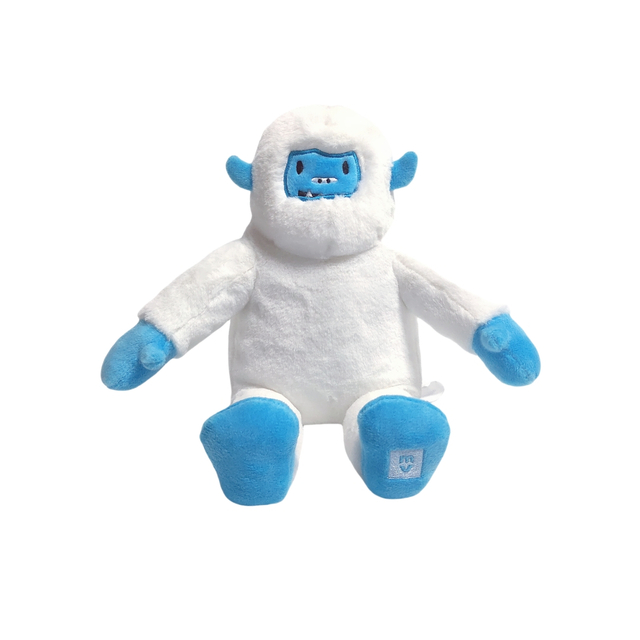 Valge kvalitty Yeti kohev pehme plush kohandatud mänguasi