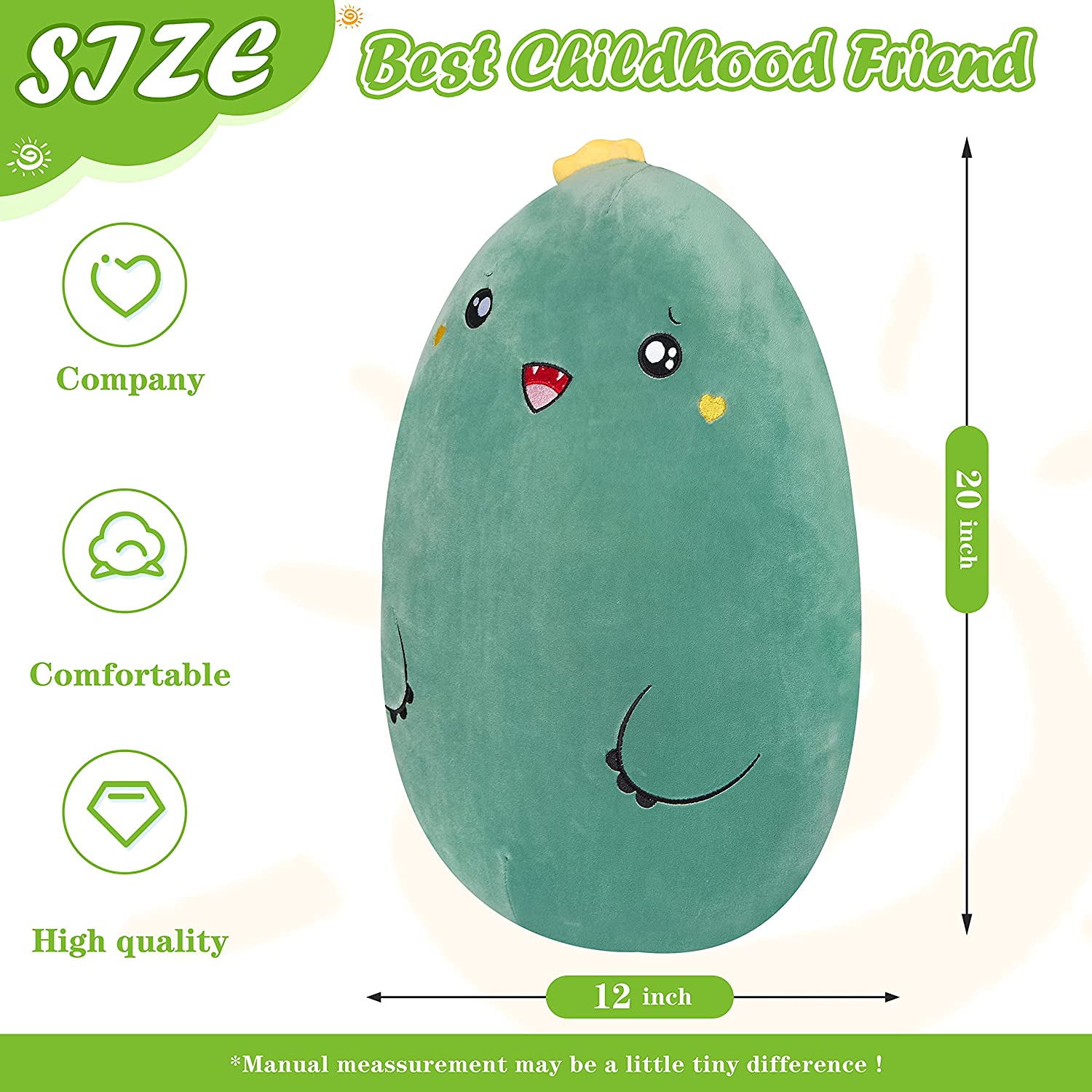 Awhiawhi Dinosaur makimaki hipi Plush Stuffed Animal Soft OEM Maka urunga Sofa