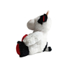 Valentines Day Cow Fluffy Soft Sitting Animal OEM Plush Stuffed Factory Toy na may Puso